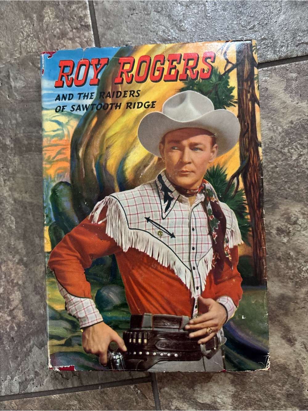 Roy Rogers Red & White Fringe Cowboy Cover